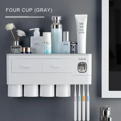 The Blissful Bath Badezimmer-Magnetischer Badezimmer-Organizer – platzsparende Aufbewahrungslösung zur Wandmontage