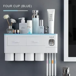 The Blissful Bath Badezimmer-Magnetischer Badezimmer-Organizer – platzsparende Aufbewahrungslösung zur Wandmontage