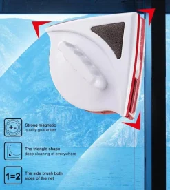Comfort u0026 Style Gadgets Für Zuhause-Magnetischer doppelseitiger Fensterreiniger - Glasreinigungswerkzeug