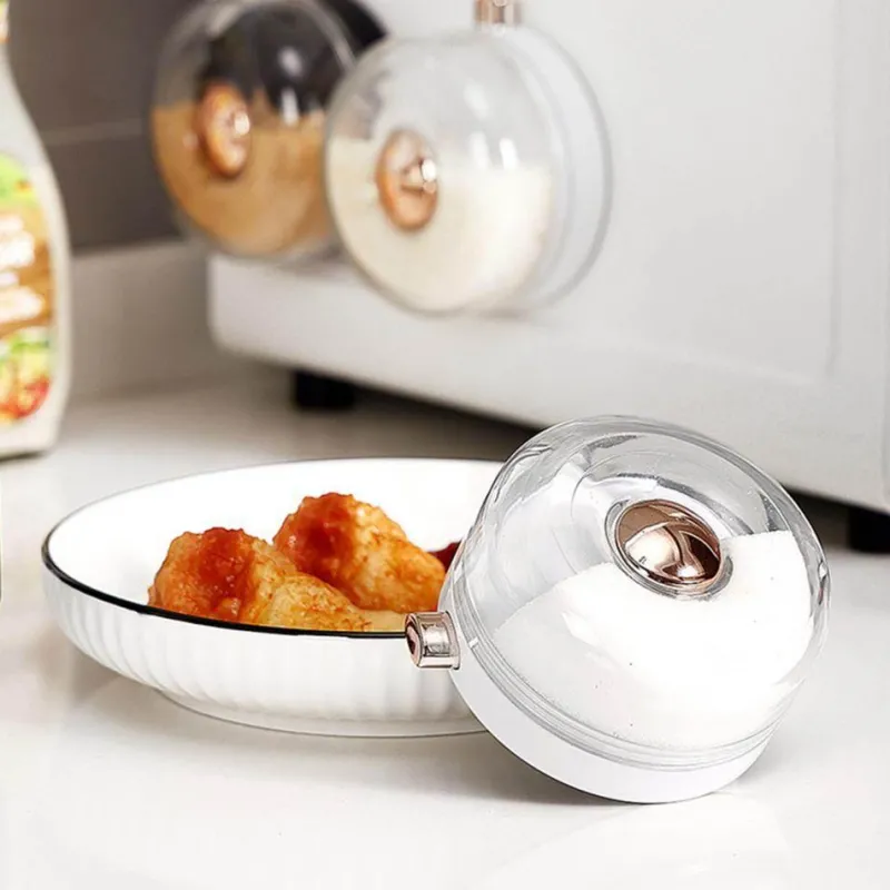 Space Savvy Küche & Esszimmer-Magnetischer Mini-Gewürzbehälter – platzsparender Gewürz-Organizer