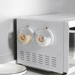 Space Savvy Küche & Esszimmer-Magnetischer Mini-Gewürzbehälter – platzsparender Gewürz-Organizer