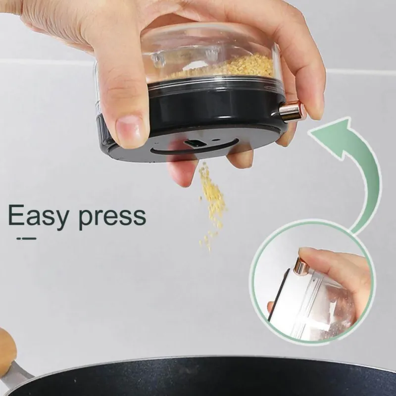 Space Savvy Küche & Esszimmer-Magnetischer Mini-Gewürzbehälter – platzsparender Gewürz-Organizer