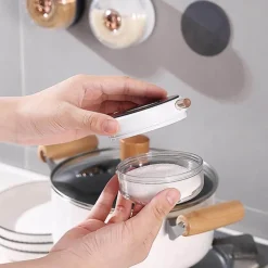 Space Savvy Küche & Esszimmer-Magnetischer Mini-Gewürzbehälter – platzsparender Gewürz-Organizer