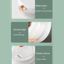 Space Savvy Küche & Esszimmer-Magnetischer Mini-Gewürzbehälter – platzsparender Gewürz-Organizer