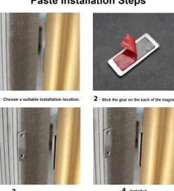 The Decor Haven Küche & Esszimmer|Gadgets Für Zuhause-Magnetischer Schrank-Organizer – ultradünn, starker Halt