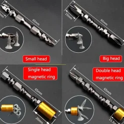 The Decor Haven Camping Im Freien|Outdoor-Artikel-Magnetischer Schraubendreher-Bit – DIY-Reparaturwerkzeug