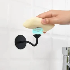 The Blissful Bath Badezimmer-Magnetischer Seifenhalter – Wandmontierter Badezimmer-Organizer