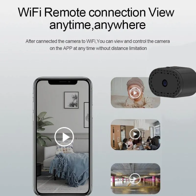 Comfort u0026 Style Gadgets Für Zuhause|Heimwerkzeuge-Magnetischer Tag- und Nacht-Mini-Wireless-Cam-IP-Recorder