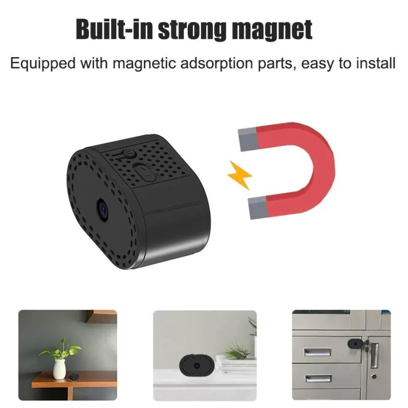 Comfort u0026 Style Gadgets Für Zuhause|Heimwerkzeuge-Magnetischer Tag- und Nacht-Mini-Wireless-Cam-IP-Recorder