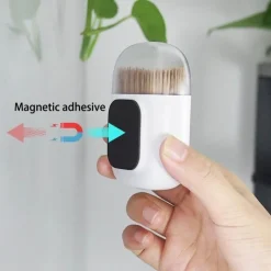 Space Savvy Küche & Esszimmer-Magnetischer Zahnstocherhalter – praktischer Kühlschrank-Organizer