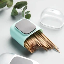 Space Savvy Küche & Esszimmer-Magnetischer Zahnstocherhalter – praktischer Kühlschrank-Organizer