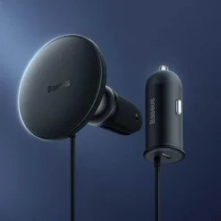 Wild u0026 Free Gear Autozubehör|Automobilindustrie-Magnetisches kabelloses Autoladegerät - 2-in-1-Telefonständerhalter