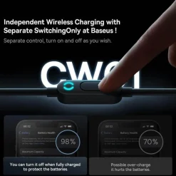 Wild u0026 Free Gear Autozubehör|Automobilindustrie-Magnetisches kabelloses Autoladegerät - 2-in-1-Telefonständerhalter