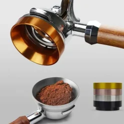 Tom Küche & Esszimmer-Magnetisches Kaffeedosierwerkzeug mit Filterring für 51–53 mm Siebträger, Präzisionsbrühzubehör
