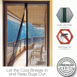 Comfort u0026 Style Gadgets Für Zuhause-Magnetisches Moskitonetz – Freihändiger automatischer Insektenschutz