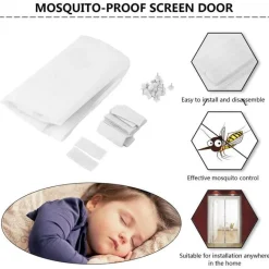 Comfort u0026 Style Gadgets Für Zuhause-Magnetisches Moskitonetz – Freihändiger automatischer Insektenschutz