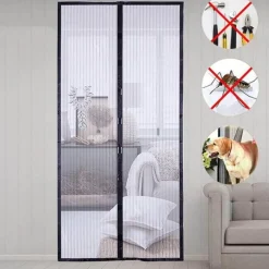 Comfort u0026 Style Gadgets Für Zuhause-Magnetisches Moskitonetz – Freihändiger automatischer Insektenschutz