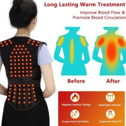 The Relaxation Nook Massageprodukte|Gesundheits-Gadgets-Magnetisches, selbsterwärmendes Rückenmassagegerät – therapeutisches Gerät zur Schmerzlinderung