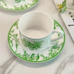 Plates u0026 More Küche & Esszimmer-Maiglöckchen-Set aus Bone China – elegantes Blumengeschirr