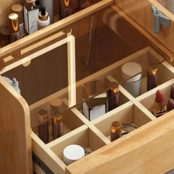 Accent u0026 Adorn Möbel-Makeup Organizer - Jewelry Storage Tower with Pull-Out Drawers