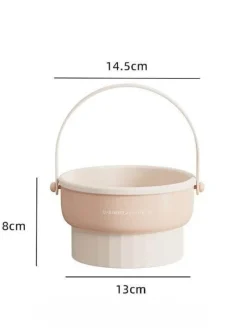 PureGlow Frauenpflege|Körperpflege-Make-up-Pinsel-Organizer – leicht zu reinigende Aufbewahrungsbox