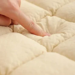 Warm Weaves Boden & Teppiche-Makramee-Gitterteppich – Dekorativer Plissee-Bodenbelag