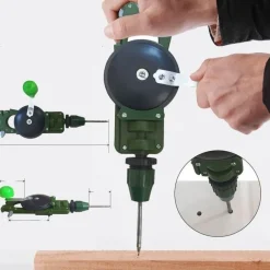 The Outdoor Vault Heimwerkzeuge|Outdoor & Garten-Manuelle Handbohrmaschine - DIY-Holzbearbeitungswerkzeug