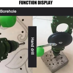 The Outdoor Vault Heimwerkzeuge|Outdoor & Garten-Manuelle Handbohrmaschine - DIY-Holzbearbeitungswerkzeug