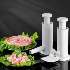 The Culinary Kit Küche & Esszimmer-Manuelle Wurstmaschine – Einfache selbstgemachte Füllmaschine