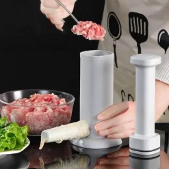 The Culinary Kit Küche & Esszimmer-Manuelle Wurstmaschine – Einfache selbstgemachte Füllmaschine