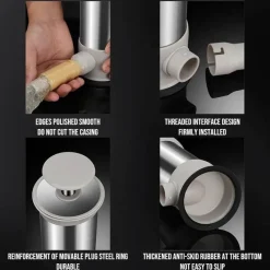 The Culinary Kit Küche & Esszimmer-Manuelle Wurstmaschine – Einfache selbstgemachte Füllmaschine