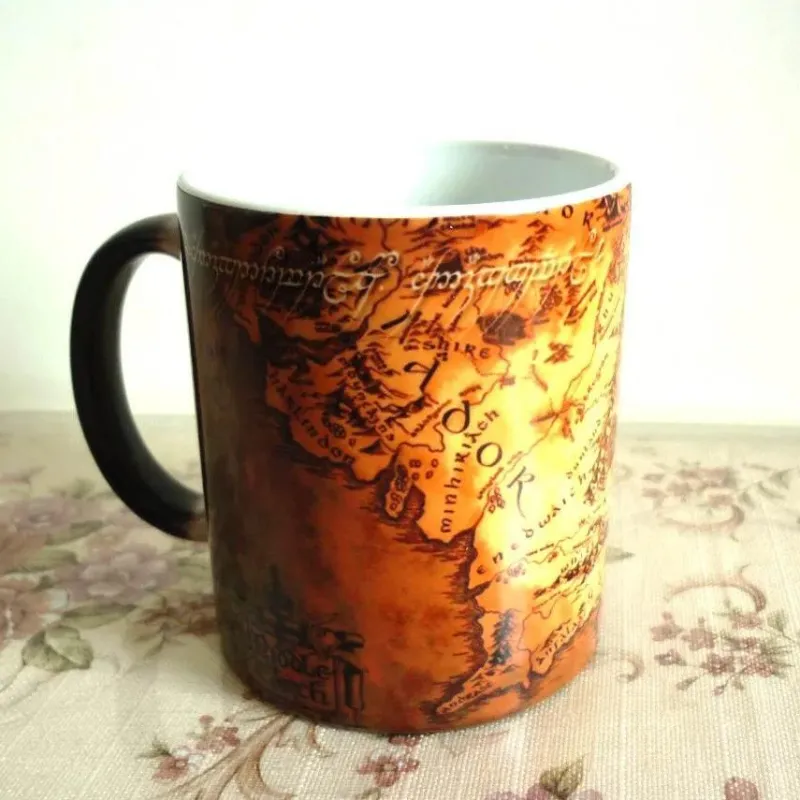 Plates u0026 More Küche & Esszimmer-Marauders Map Farbwechselbecher - Magische Heißgetränketasse als Geschenk