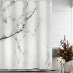 Aqua Essence Badezimmer--Duschvorhang-Set – Elegantes Badezimmerdekor