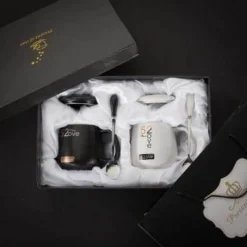 The Cozy Mug Küche & Esszimmer-Marmor-Kaffeetassen-Set – Elegante Keramiktassen-Kollektion