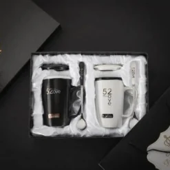 The Cozy Mug Küche & Esszimmer-Marmor-Kaffeetassen-Set – Elegante Keramiktassen-Kollektion