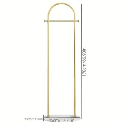 Room to Spare Aufbewahrung Und Organisation-Marmor-Kleiderbügel – Schlichtes Bodenregal für Schlafzimmer & Garderobe