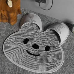 The Blissful Bath Badezimmer-Massage Rabbit Bath Mat - Soft Relaxing Floor Mat