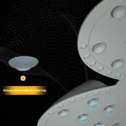 The Blissful Bath Badezimmer-Massage Rabbit Bath Mat - Soft Relaxing Floor Mat