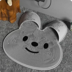 The Blissful Bath Badezimmer-Massage Rabbit Bath Mat - Soft Relaxing Floor Mat