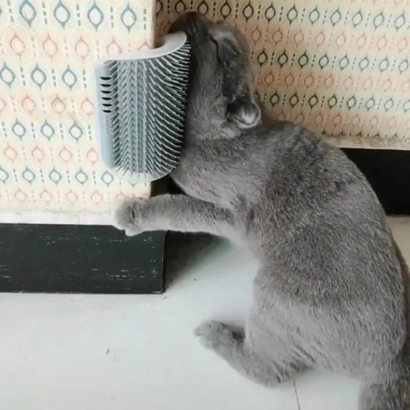 Furendo Haustierzubehör|Reinigungswerkzeuge Für Haustiere-Massagebürste für Katzen – Komfortables Werkzeug zur Haustierpflege