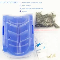 Furendo Haustierzubehör|Reinigungswerkzeuge Für Haustiere-Massagebürste für Katzen – Komfortables Werkzeug zur Haustierpflege