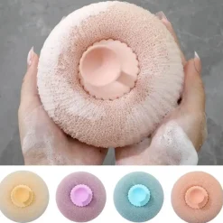 The Blissful Bath Männerpflege|Frauenpflege-Massagebürste mit Saugnapf – Soft Spa Tool