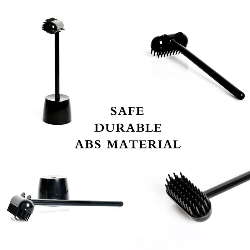 TailTrend Haustierspielzeug-Massagebürste zur Katzenpflege – Interaktives Haustierspielzeug mit Ständer