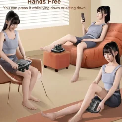 Tranquil Touch Massageprodukte|Gesundheits-Gadgets-Massagepistole mit sechs Köpfen zur Muskelentspannung