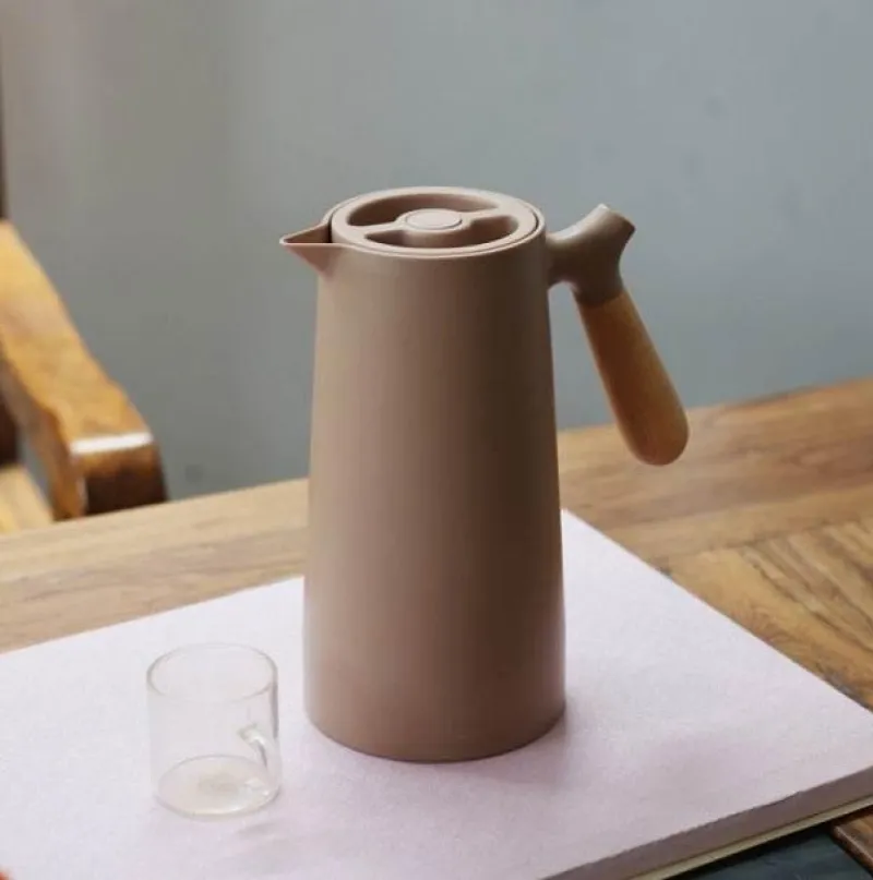 Adventure Basecamp Camping Im Freien|Outdoor-Artikel-Matte Teekannen-Thermoskanne – Elegantes minimalistisches Design