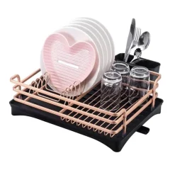 Space Savvy Küche & Esszimmer-Mattes Abtropfgestell – Stilvoller Küchen-Organizer