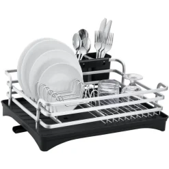 Space Savvy Küche & Esszimmer-Mattes Abtropfgestell – Stilvoller Küchen-Organizer