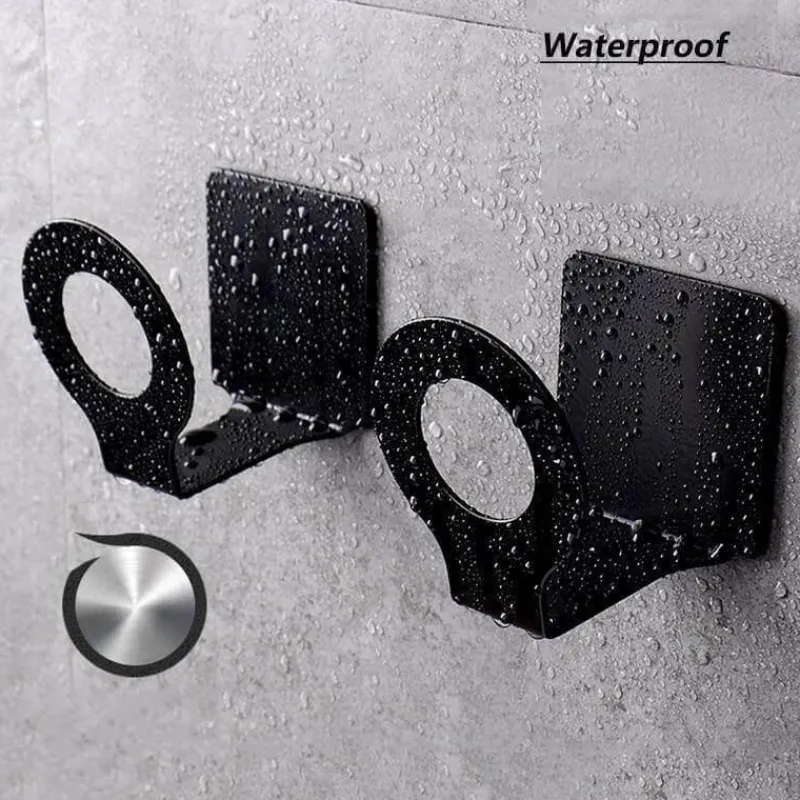 Cozy Living Küche & Esszimmer|Möbel-Mattschwarze Küchenaufbewahrung aus Metall ohne Bohren