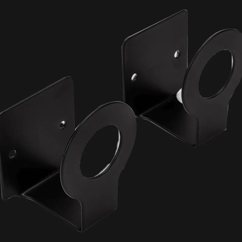 Cozy Living Küche & Esszimmer|Möbel-Mattschwarze Küchenaufbewahrung aus Metall ohne Bohren