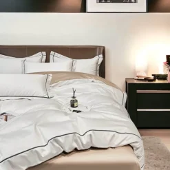 Cozy Haven Bettzeug-Mauvefarbenes Bettlakenset aus ägyptischer Baumwolle – Luxuriöse Bettwäsche